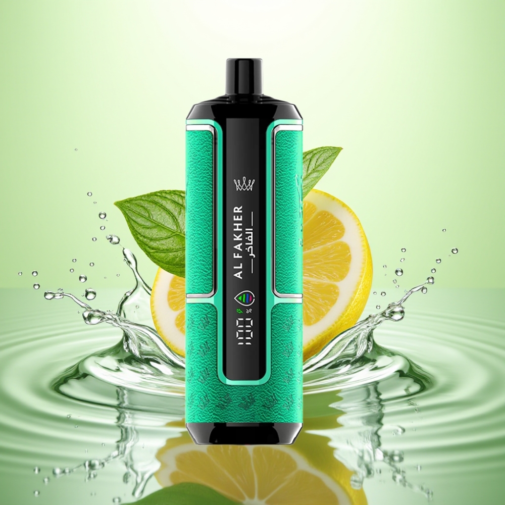 Al Fakher Crown Bar 15K Hypermax 22ml 600mAh Tip-C Port 6mg Limon Nane Disposable Vape Kit