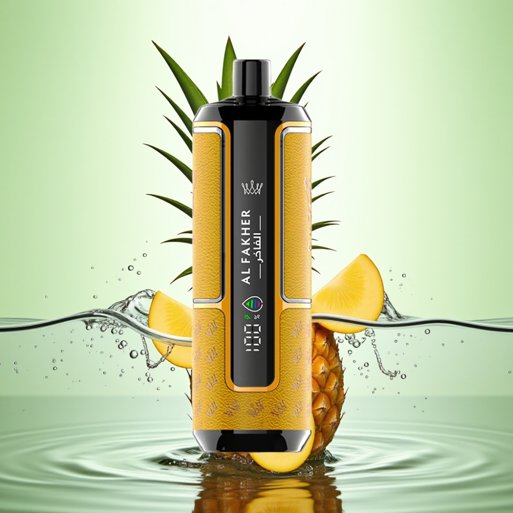 Al Fakher Crown Bar 15K Hypermax 22ml 600mAh Type-C DTL 6mg Mangolu Ananaslı Disposable Vape Kit