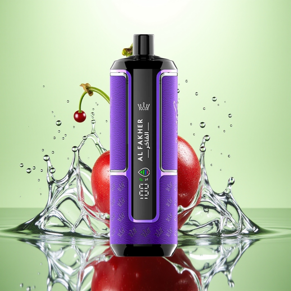 Al Fakher Crown Bar 15K Hypermax Taşınabilir DLT Tip-C Şarj Vişne Şenliği