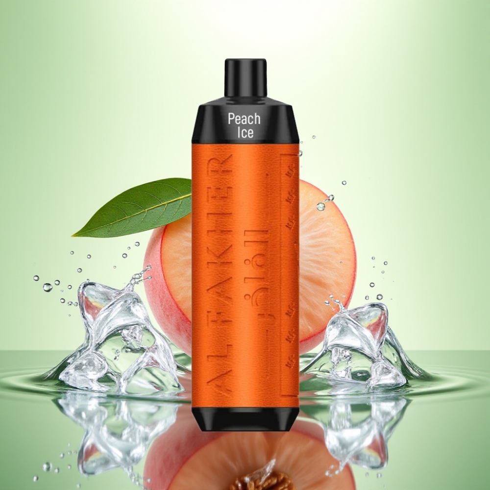 Al Fakher Crown Bar 8000 Crystal 600mAh 18ml 5mg 0.6ohm Şeftali Buz Disposable Vape