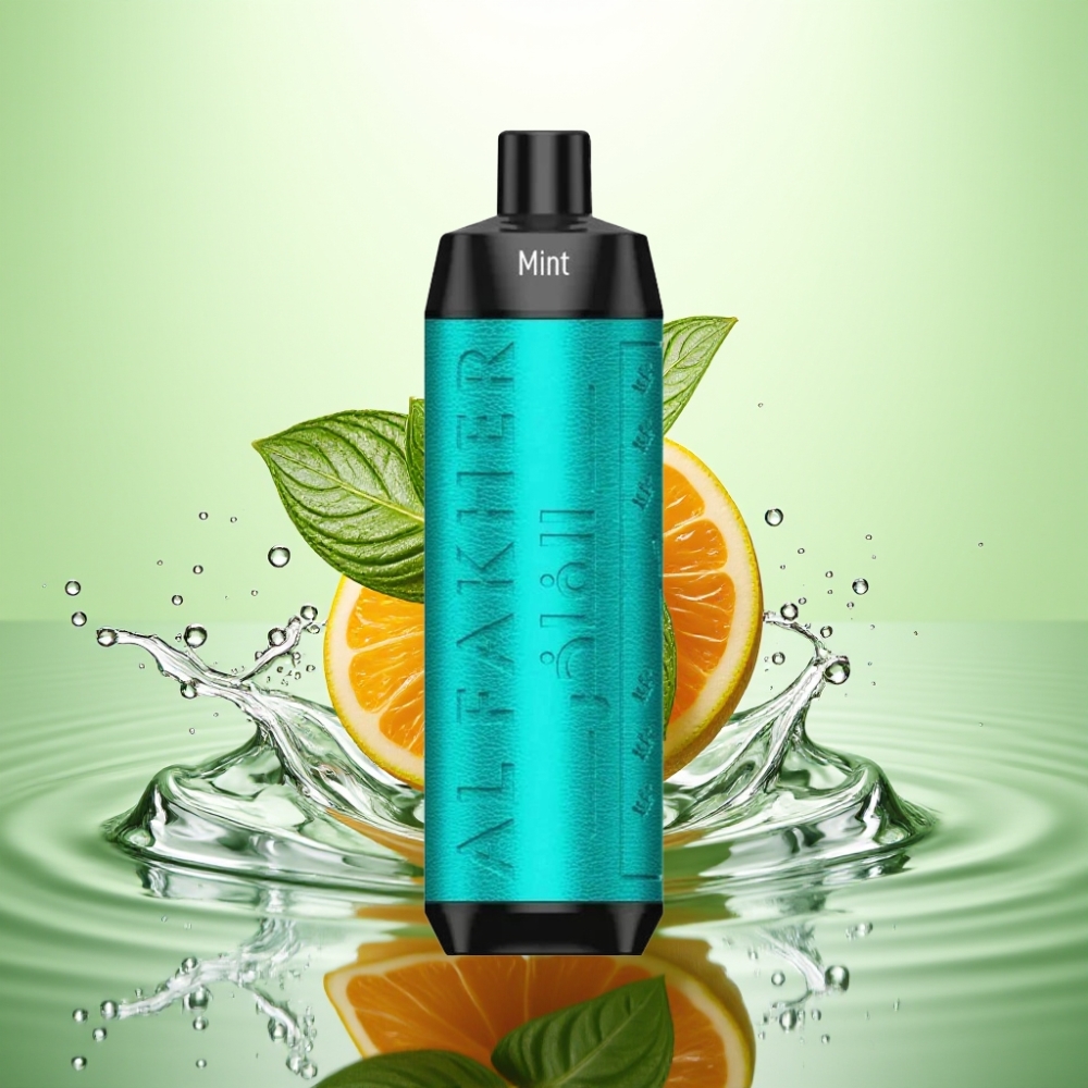 Al Fakher Crown Bar 8000 Crystal Şişe 600mAh USB-C 18ml 5mg Nane Disposable Vape