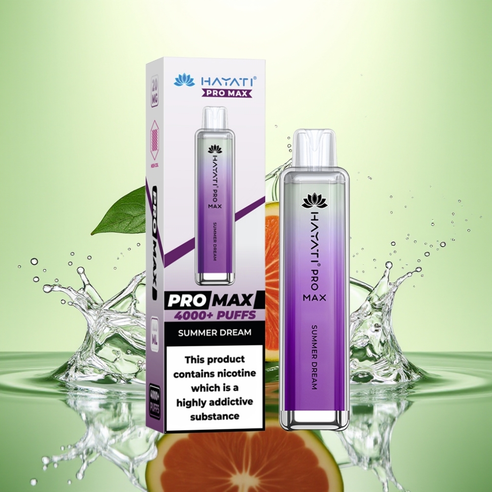 Hayati Pro Max 4000 Puff Disposable Vape Yaz Rüyası 2ml/10ml 1400mAh