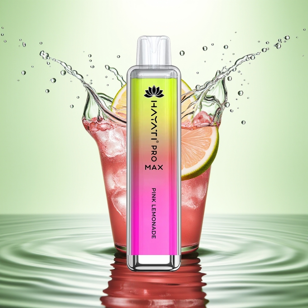 Hayati Pro Max 4000 Puff Şarj Edilebilir Pembe Limonata Aromalı Disposable Vape 2ml/10ml