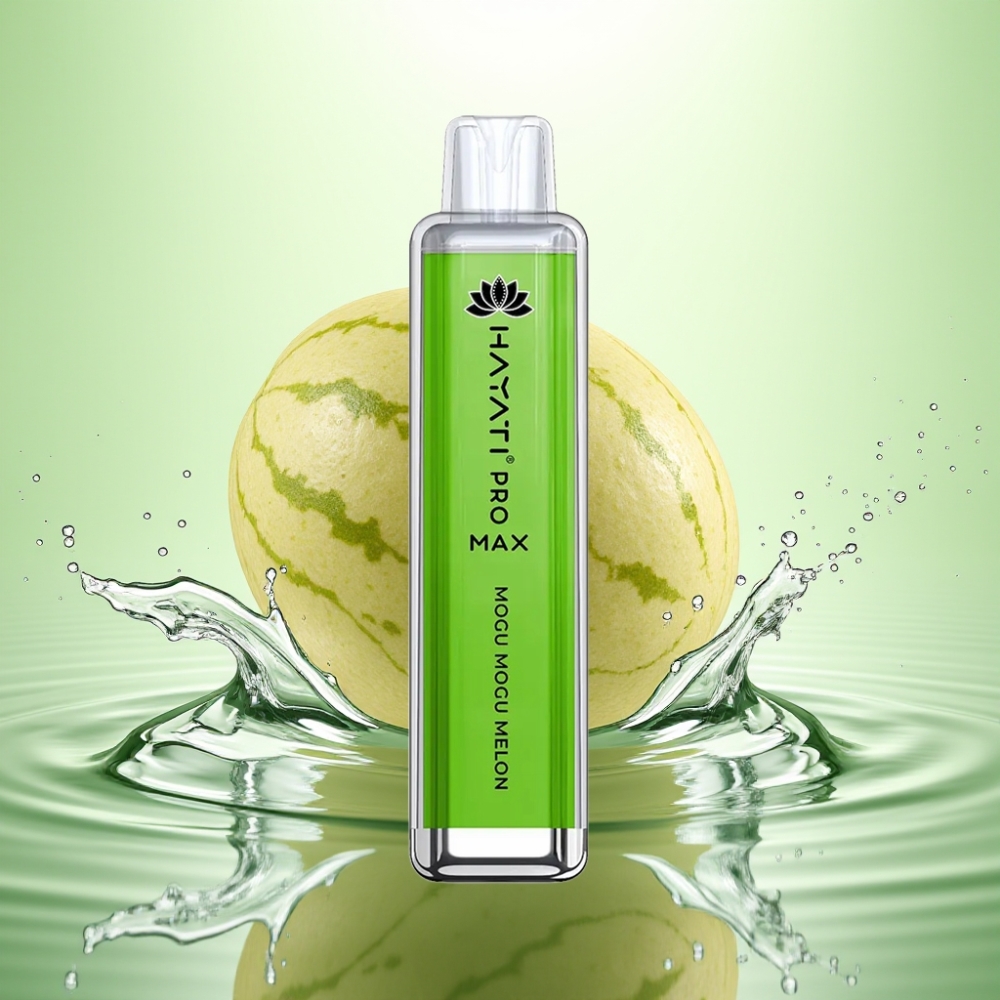 Hayati Pro Max 4000 Puff Şarjlı Crystal Görünüm Mogu Mogu Kavun Aromalı Disposable Vape