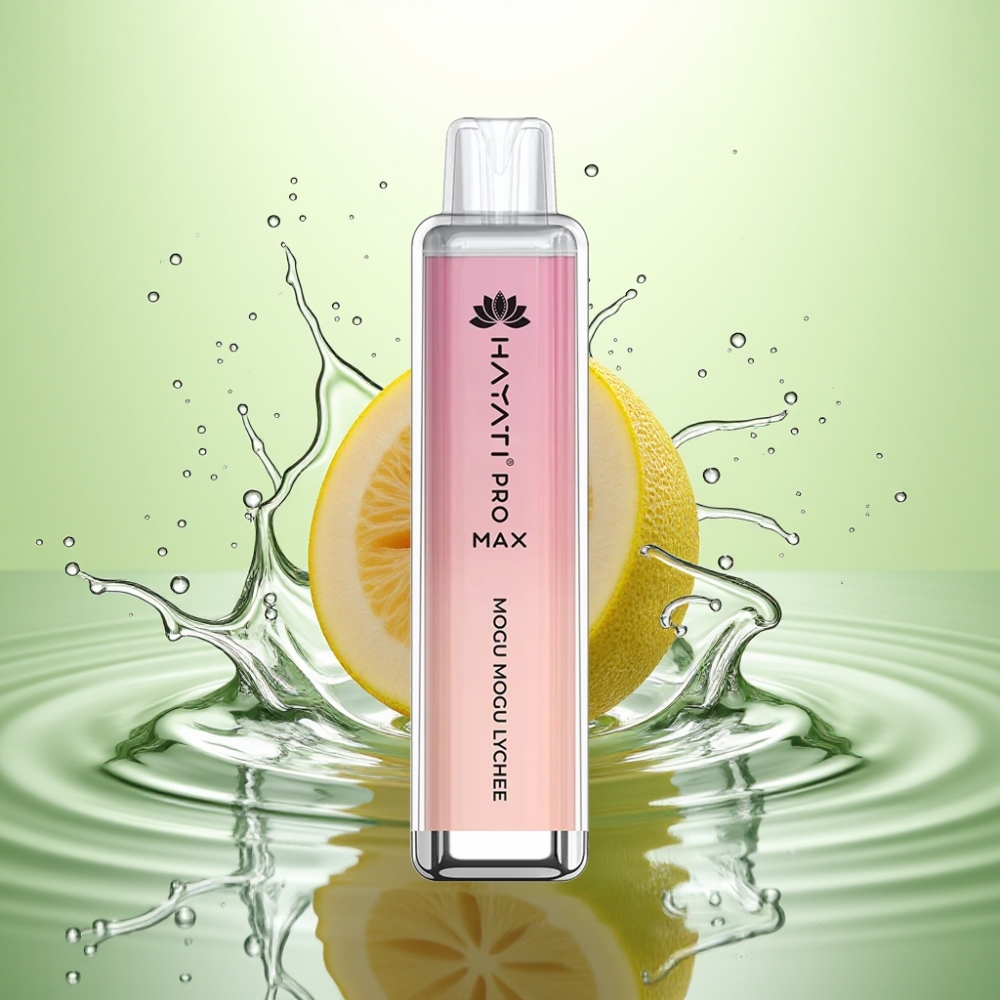 Hayati Pro Max 4000 Puff Şarjlı Mogu Mogu Liçi Aromalı Disposable Vape 2ml/10ml 1400mAh