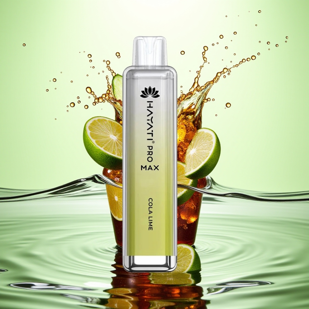 Hayati Pro Max 4000 Puff Şarjlı TPD Uyumlu Kolalı Limon Aromalı Disposable Vape