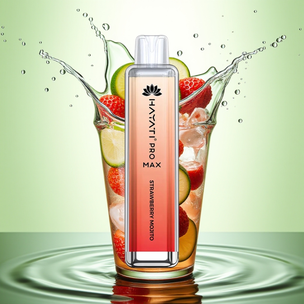 Hayati Pro Max 4000 Puff Şarjlı Çilekli Mojito Aromalı Disposable Vape 2ml/10ml 1400mAh