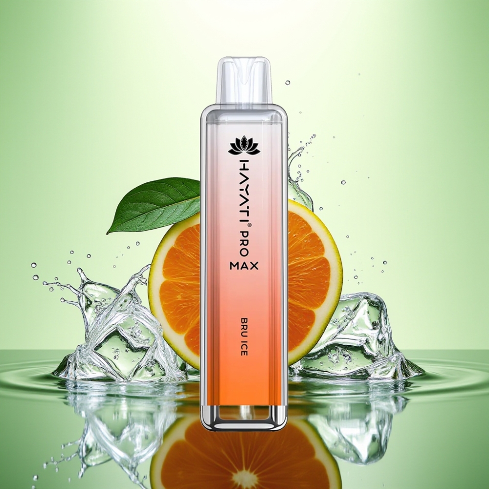Hayati Pro Max 4000 Puffs Şarjlı Crystal Bru Buz Disposable Vape
