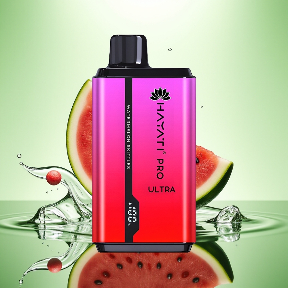 Hayati Pro Ultra 15000 Puff 850mAh 24ml 2% 49 Çeşit Karpuz Skittles