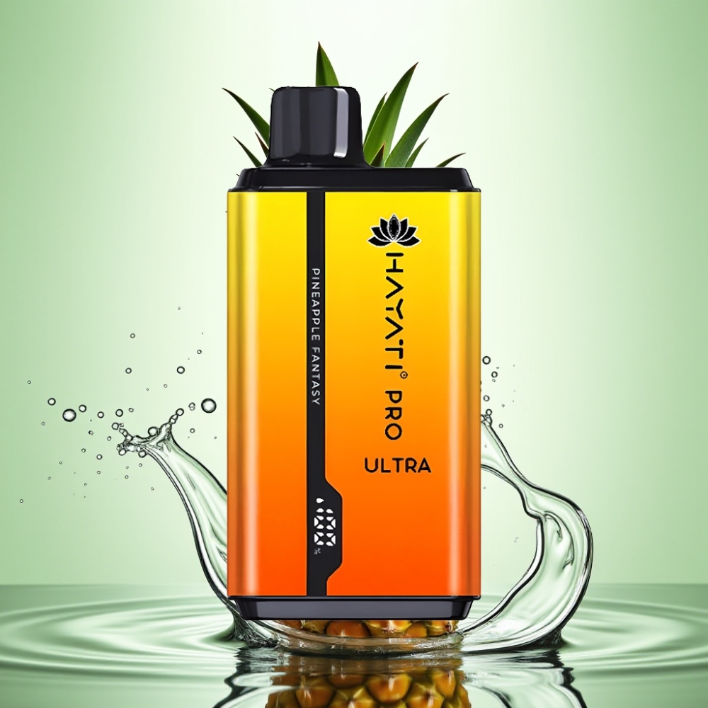 Hayati Pro Ultra 15000 Puff 850mAh Pil 2×12ml Sıvı Kapasitesi Ananas Fantazisi