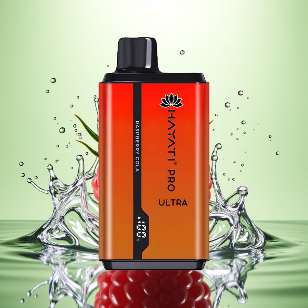 Hayati Pro Ultra 15000 Puff Ahududu Kola Aromalı 2×12ml 850mAh 2% Nikotin