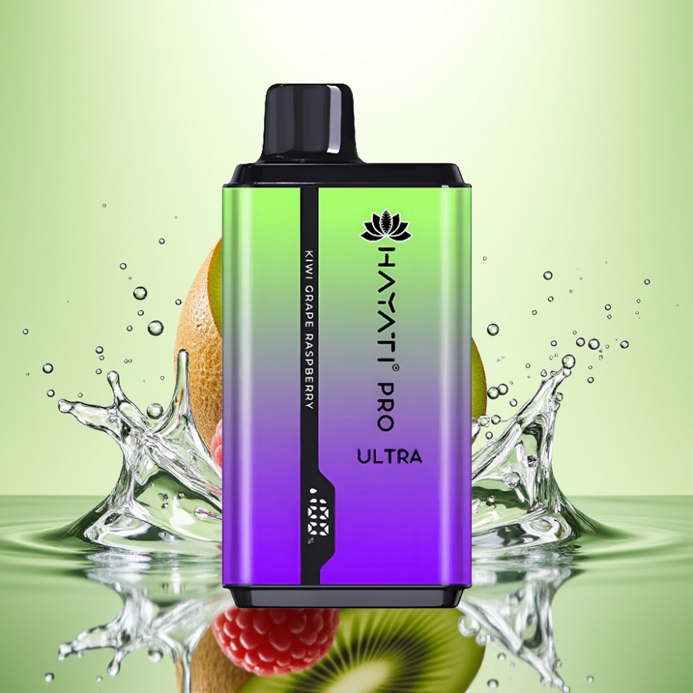 Hayati Pro Ultra 15000 Puffs 850mAh 24ml 2% Kivi Üzüm Ahududu