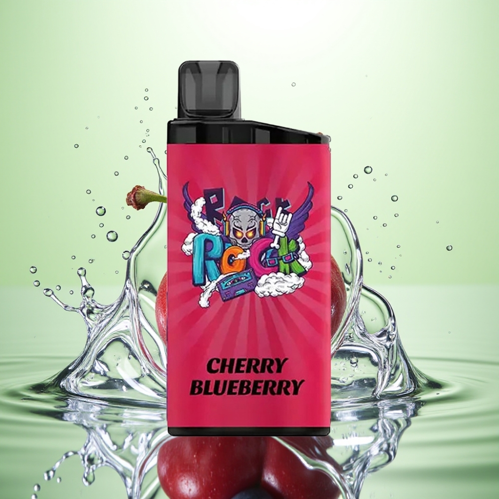 IGET Bar 3500 Puffs 1400mAh Vişne Yaban Mersinli Disposable Vape 1.2 Ohm Mesh Coil