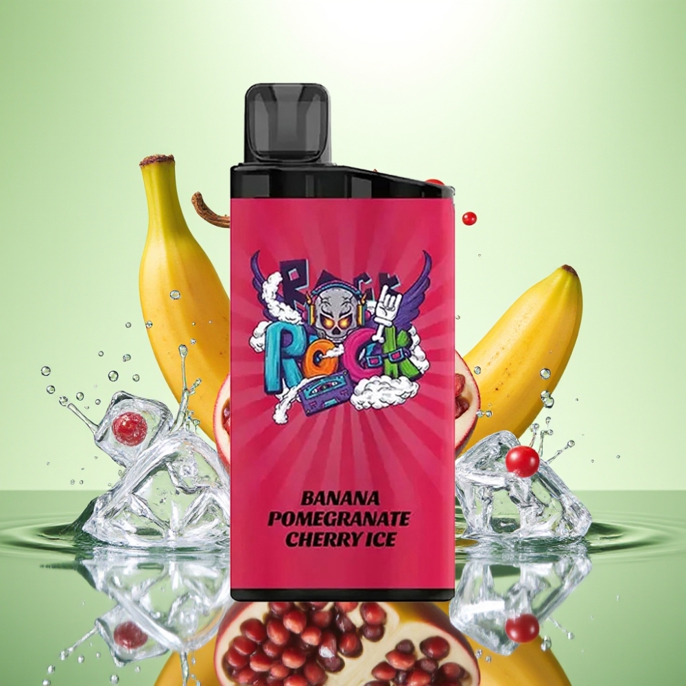 IGET Bar 3500 Puffs Şarj Edilemez Vape Muz Nar Kiraz Buz 1.2 Ohm Mesh Coil 1400 mAh