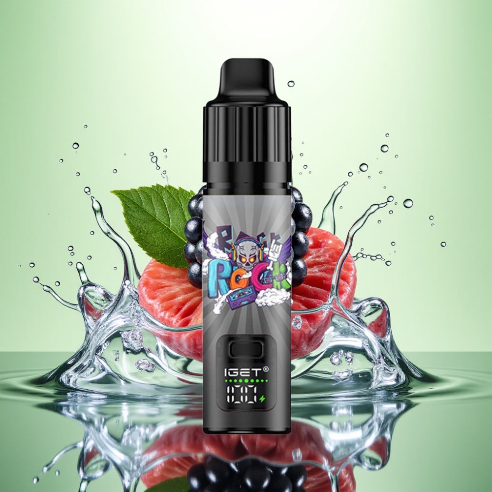 IGET BAR PLUS S3 POD 10000 Puff Şarj Edilebilir 18ml 5% Nikotin 1.0 Ohm Mesh Böğürtlen Buz