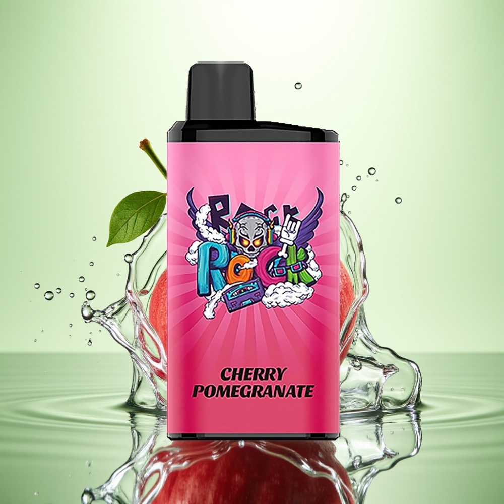 IGET Bar Pro 10000 Puff Tek Kullanımlık Vape Vişne Nar 44.1x22.5x96.5 mm 2000 mAh