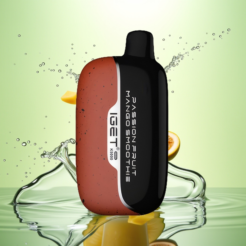 IGET Moon K5000 5000 Puff Çarkıfelek Mango Smoothie PC Mesh 1.35 Ohm 81.5g 49.5x25.3x99.4mm