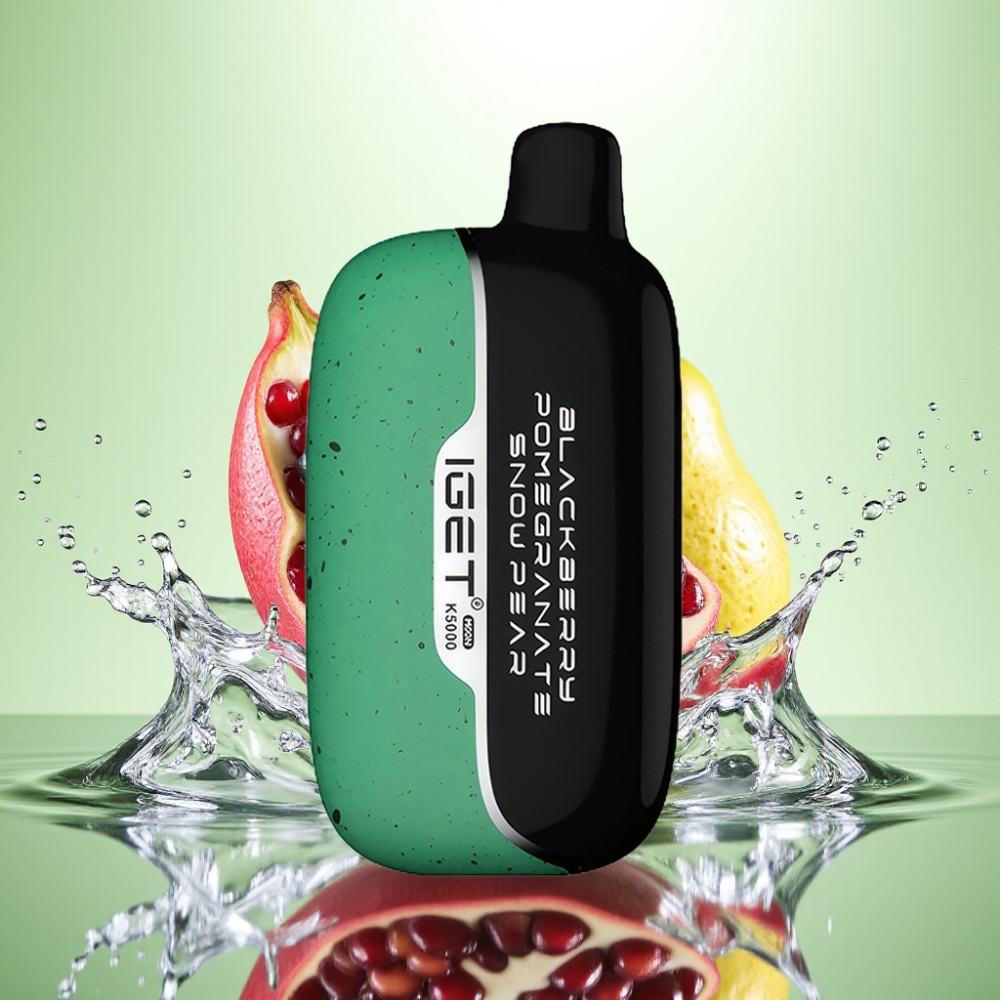 IGET Moon K5000 Puff 5000 Puff 1.35 Ohm Mesh PC Böğürtlen Nar Kar Armudu