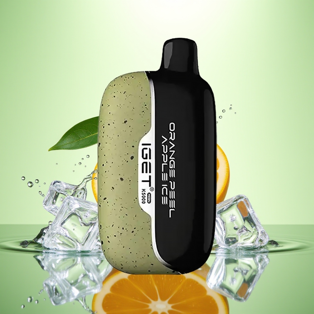 IGET Moon K5000 Puff 81.5g PC Mesh 1.35 Ohm Portakal Kabuğu Elma Buz
