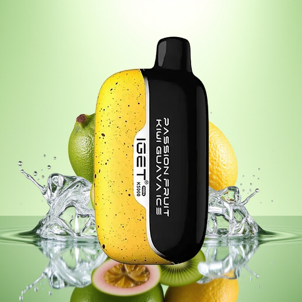 IGET Moon K5000 Puffs 81.5g PC 1.35 Ohm Mesh Çarkıfelek Kivi Guava Buz