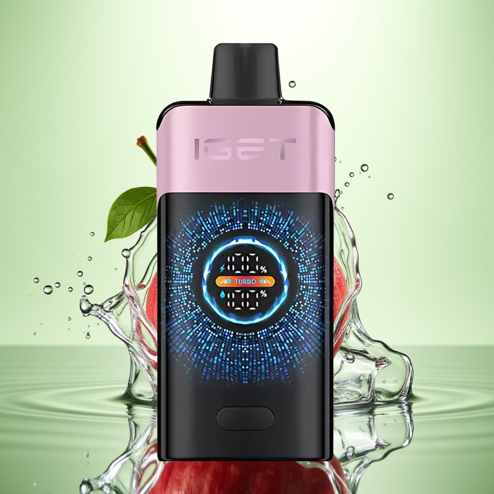 IGET ONE 12000 Puff Disposable Vape Kiraz Narı 2700mAh 0.6ohm Çift Örgül