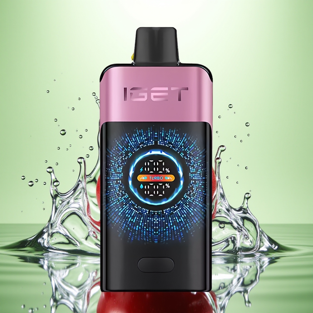 IGET ONE 12000 Puff Turbo Mod Disposable Vape Kiraz Canavarı 2700mAh Renkli Ekran