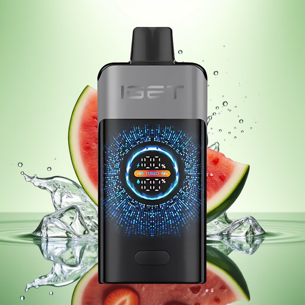 IGET ONE 12000 Puffs Disposable Vape Çilek Karpuz Buz 2700mAh 0.6ohm Dual Mesh