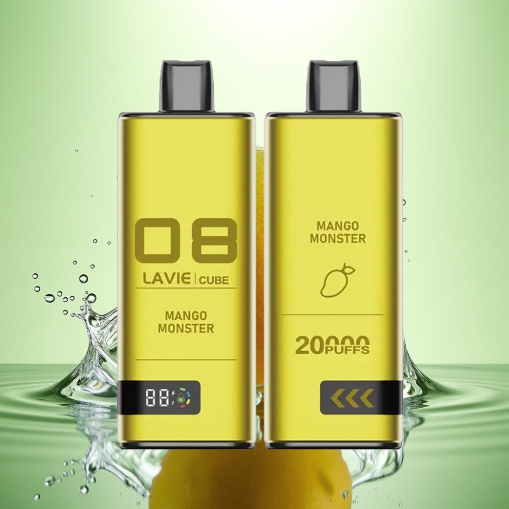 Lavie Cube 20000 Puffs Şeftali Canavarı Disposable Vape 28ML 600mAh Type C