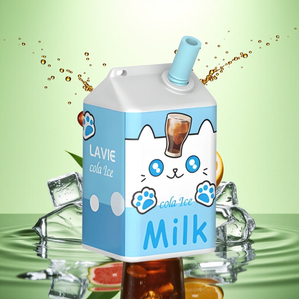 LAVIE Milk 7000 Puffs Şarj Edilebilir Tip C Kola Buz 16ML 600mAh