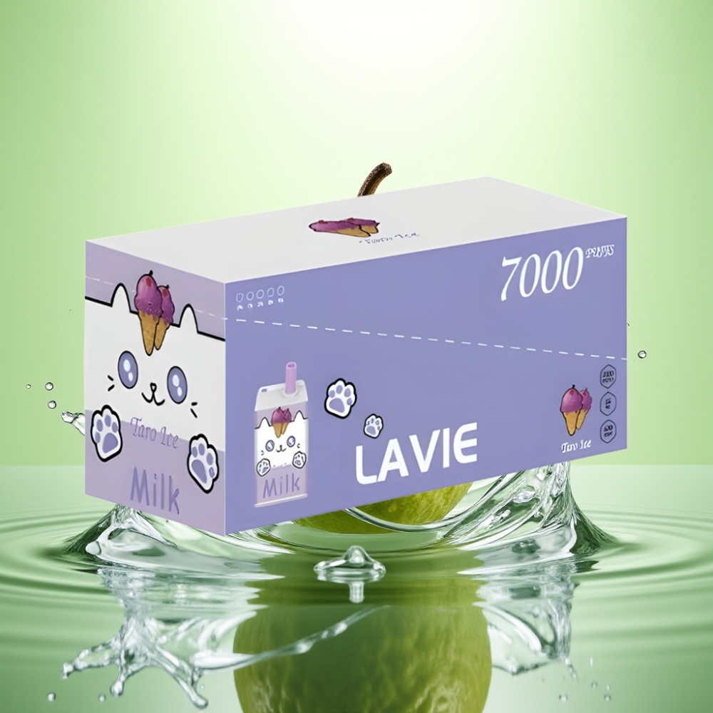 LAVIE Milk 7000 Puffs Şarjlı Disposable Vape Tarçınlı Buz 0%/2%/5% Nikotin 16ML