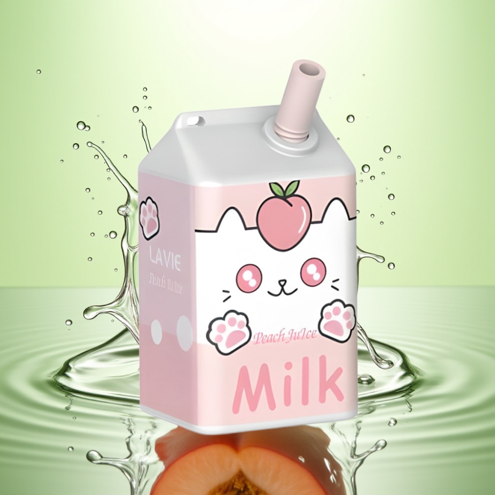 LAVIE Milk 7000 Puffs Şeftali Aromalı Şarj Edilebilir Tip C 16ML 600mAh