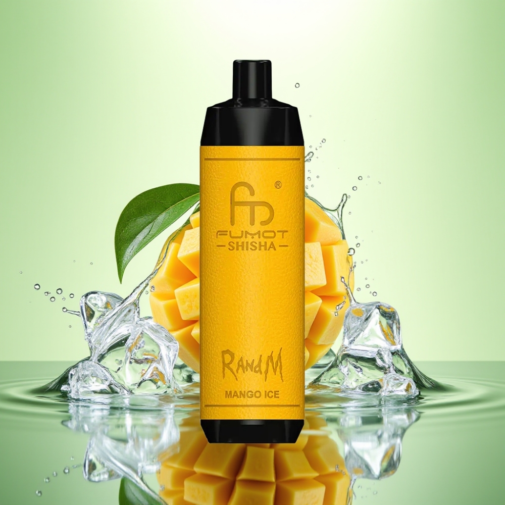 RandM Fumot Shisha 10000 Puff LED Gösterge 850mAh Mango Buz