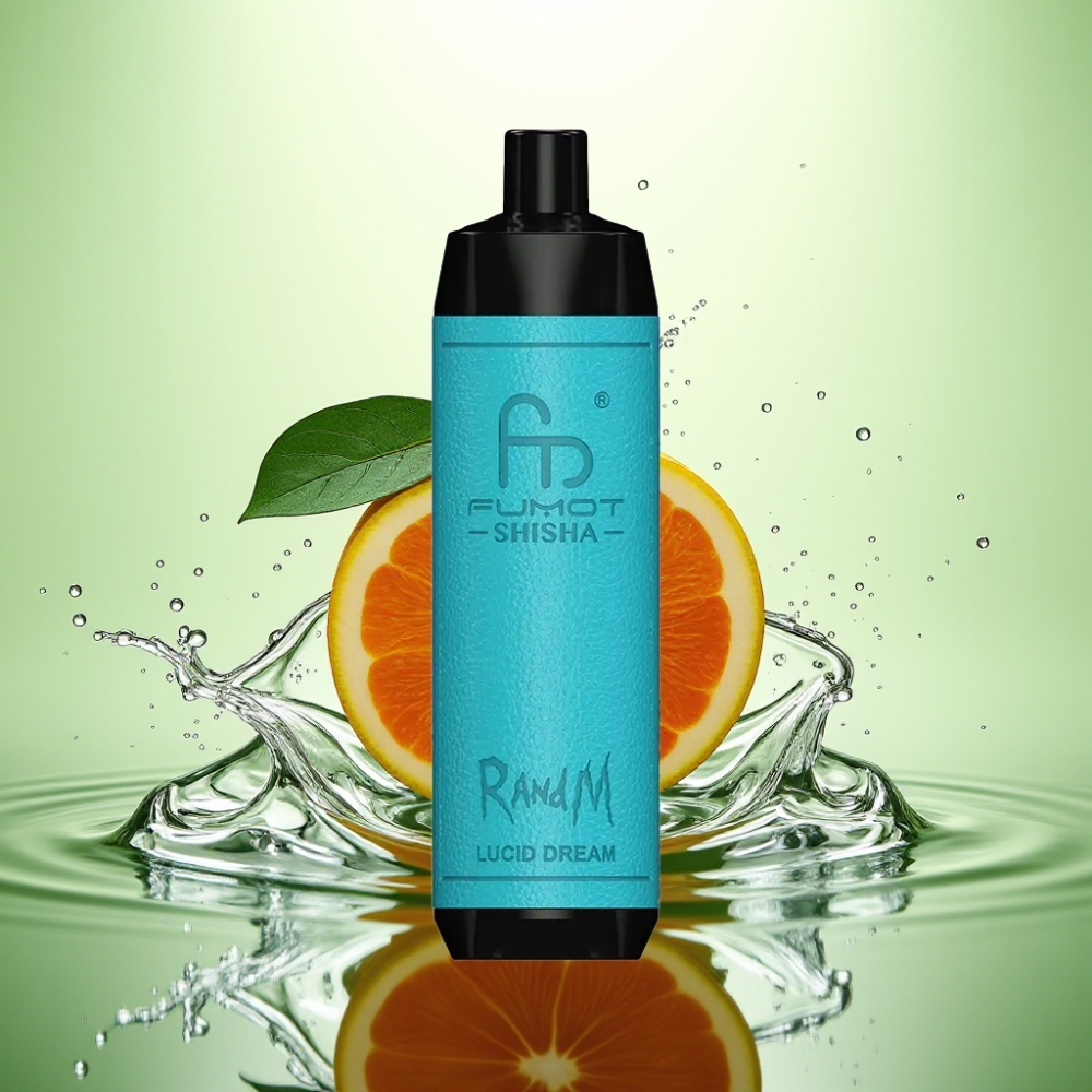 RandM Fumot Shisha 10000 Puff LED Göstergeli 850mAh Pil Type-C Port 18ml Açık Rüya