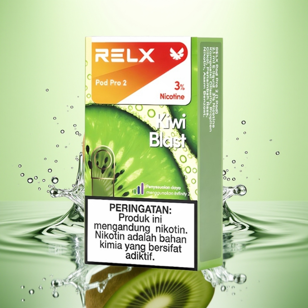 RELX Pod Pro 2 600 Puf 1.9ml 3% Nikotin Kivi Patlaması Eco/Smooth/Boost Modu