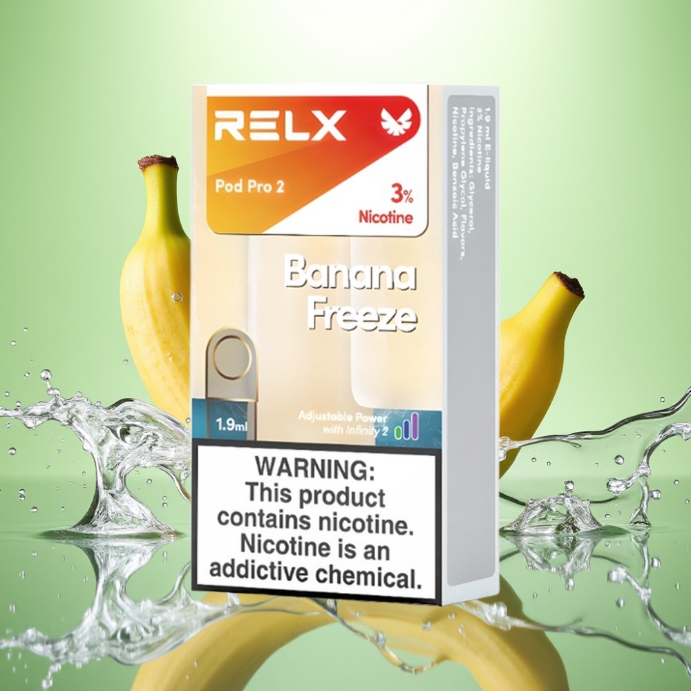 RELX Pod Pro 2 600 Puf 1.9ml 3% Nikotin Muzlu Soğuk Voltaj Ayarlı