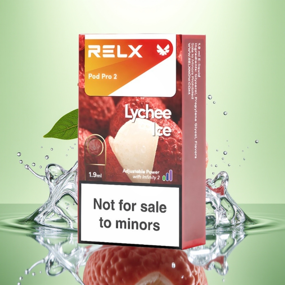RELX Pod Pro 2 600 Puff 0% Nikotin 1.9ml 3 Voltaj Ayarı Liçi Buz