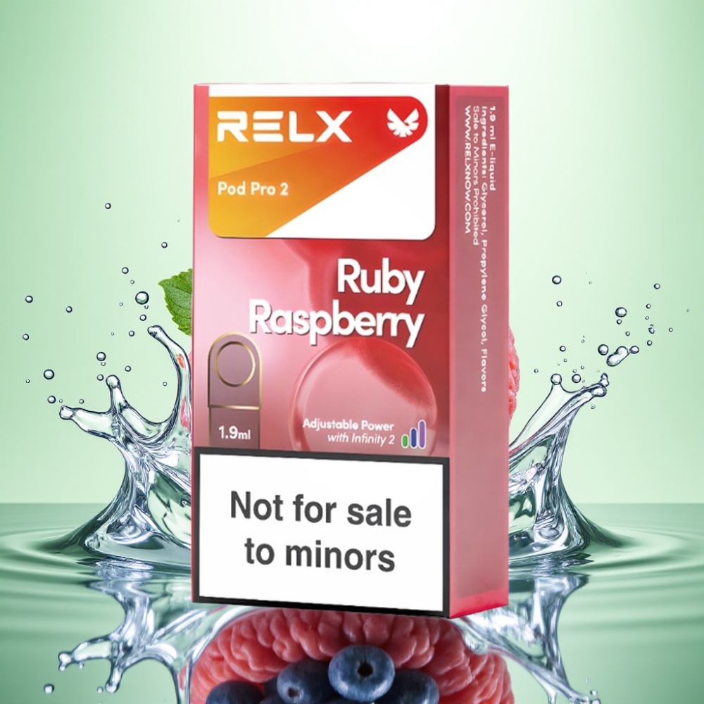RELX Pod Pro 2 600 Puff 0% Nikotin 1.9ml 3 Voltaj Modu Mavi Ahududu