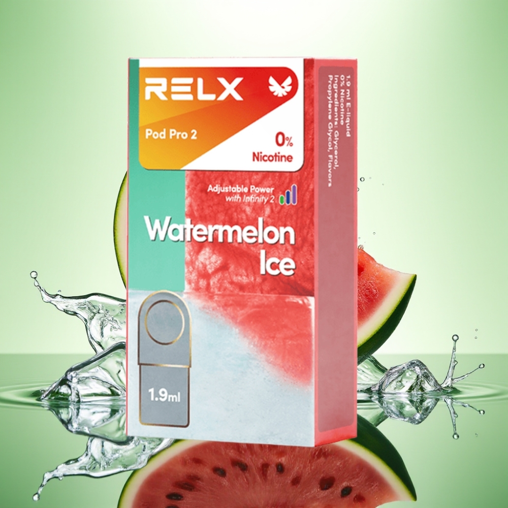 RELX Pod Pro 2 600 Puff 0% Nikotin 1.9ml Karpuz Buzu 3 Voltaj Modu