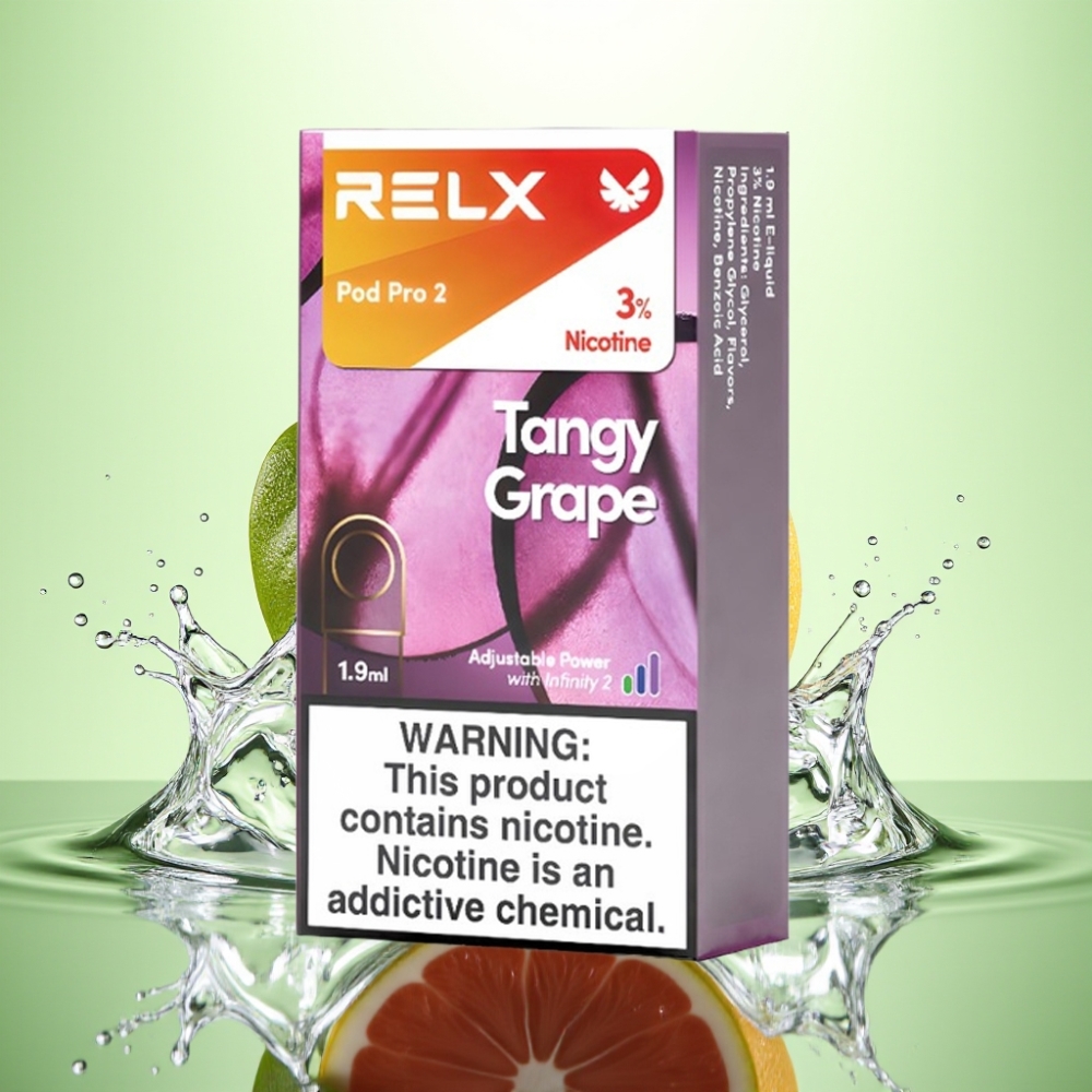 RELX Pod Pro 2 600 Puff 1.9ml 3% Nikotin Eco/Smooth/Boost Modlu Ekşi Üzüm