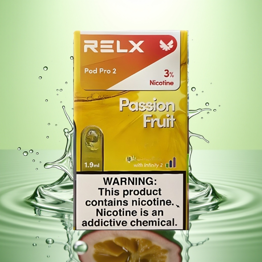 RELX Pod Pro 2 600 Puff 1.9ml 3% Nikotin Çarkıfelek Aromalı 3 Voltaj Modu