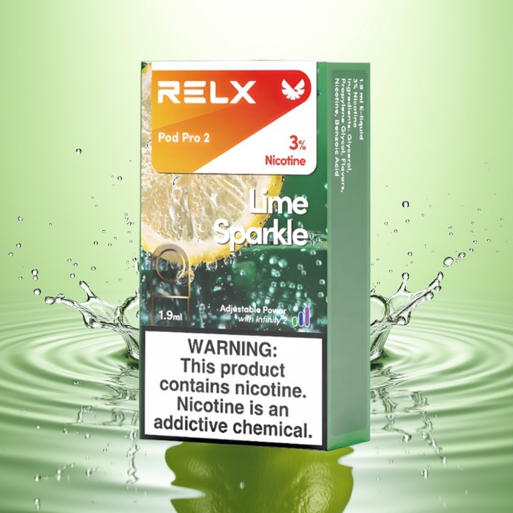 RELX Pod Pro 2 600 Puff 1.9ml 3 Voltaj Ayarı Limon Pırıltısı 3% Nikotin