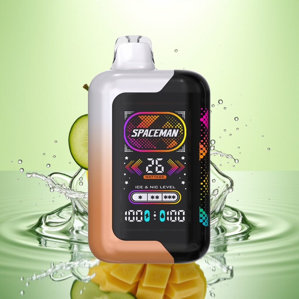 SMOK SPACEMAN SP40000 40000 Puff Sıfır Nikotin Disposable Vape Ekşi Mango Honey Dew 20ml 1000mAh
