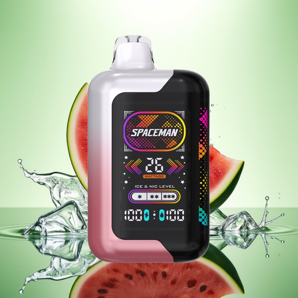 SMOK SPACEMAN SP40000 Karpuz Buz Sıfır Nikotin Şarj Edilebilir Disposable Vape