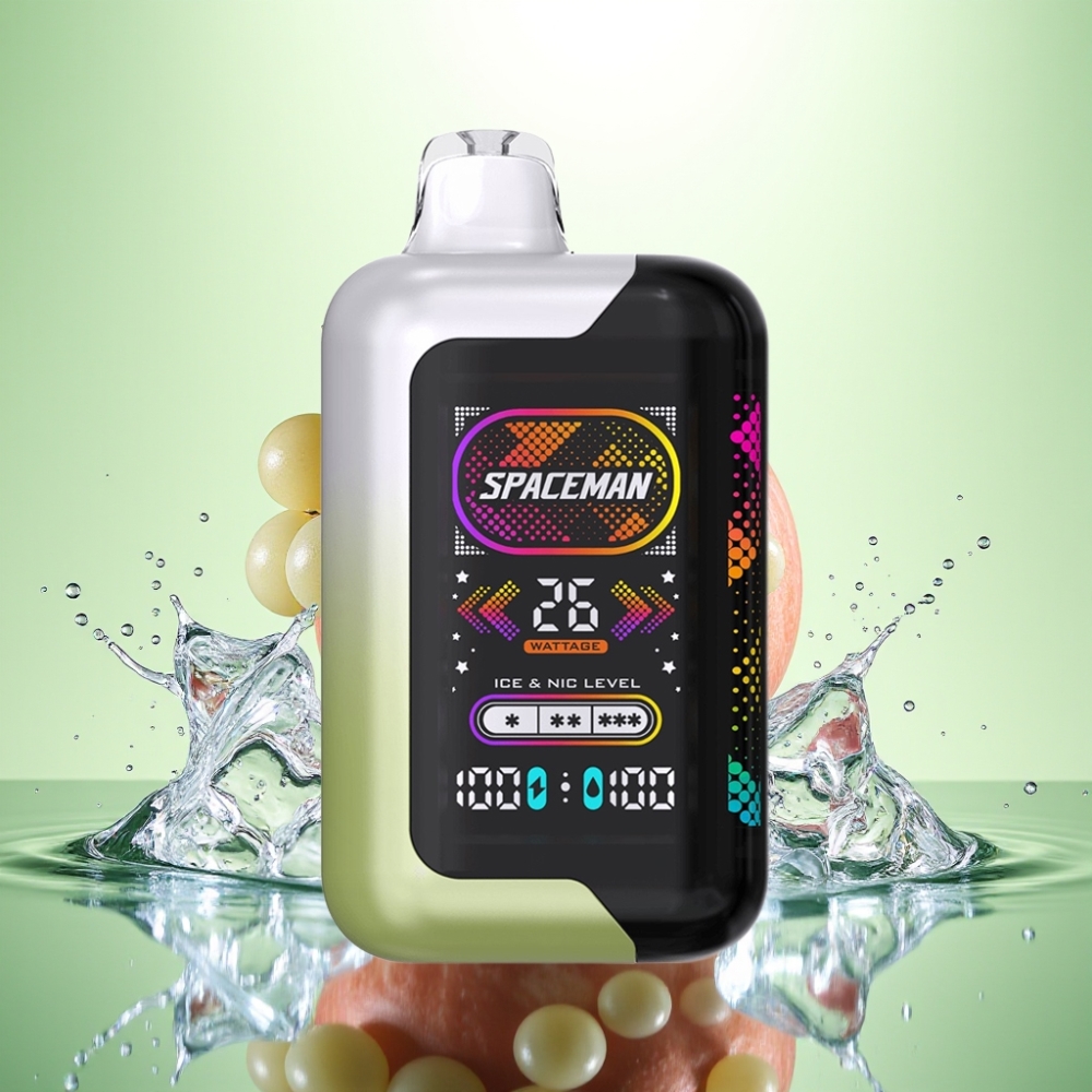 SMOK SPACEMAN SP40000 Nikotinsiz Beyaz Üzüm Buz Disposable Vape