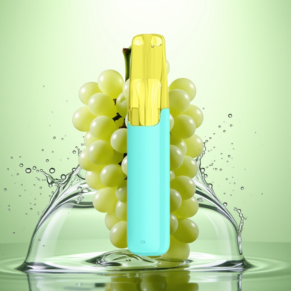 Snowplus Dash 4000 Puf Seramik Atomizer 530 mAh Pil Yeşil Üzüm Aromalı Disposable