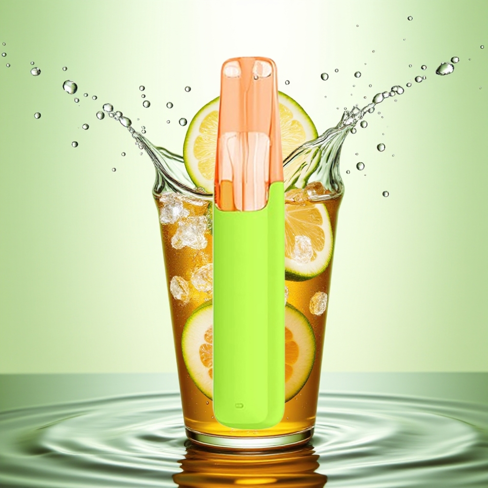 Snowplus Dash 4000 Puff Ceramic Atomizer 530mAh Şeffaf Buzlu Limon Çayı