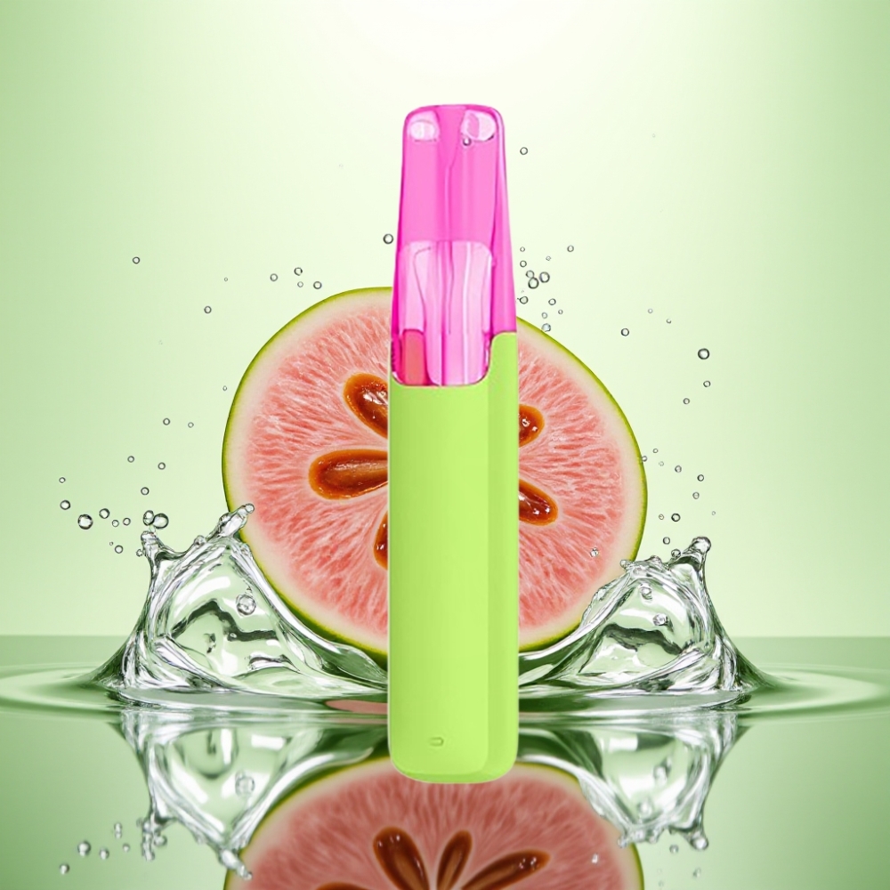 Snowplus Dash 4000 Puff Disposable Cihaz Pembe Guava Seramik Atomizer 530 mAh 7.5 ml