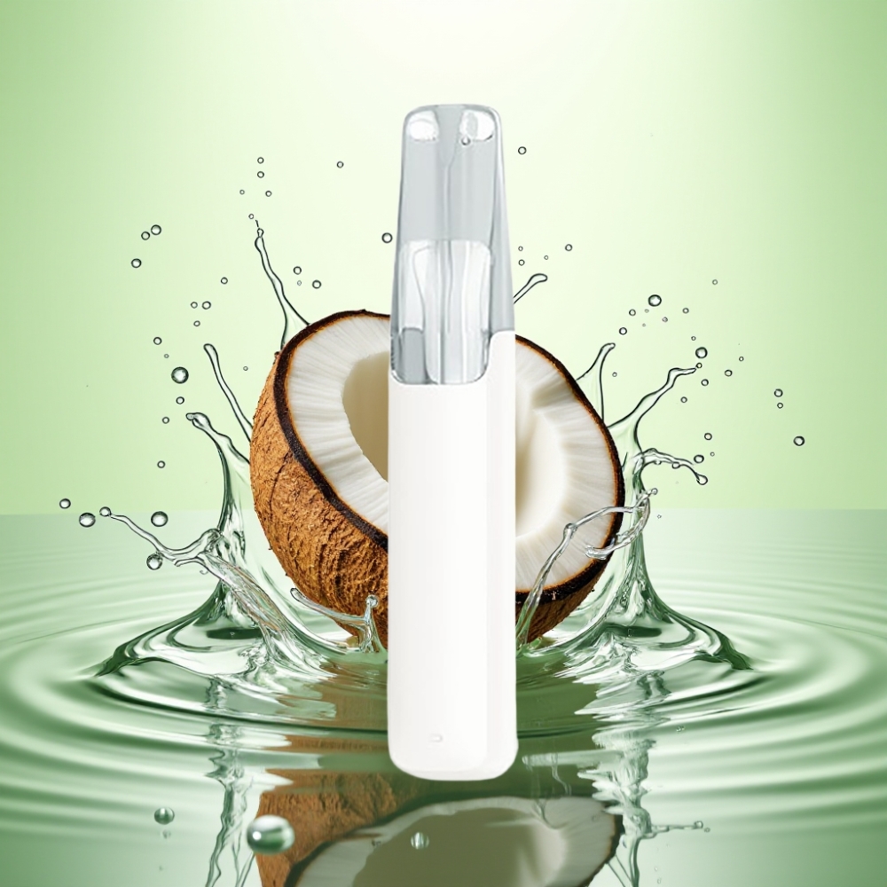 Snowplus Dash 4000 Puffs Ceramik Atomizer 530mAh 7.5ml Hindistan Cevizi Suyu Aromalı Disposable