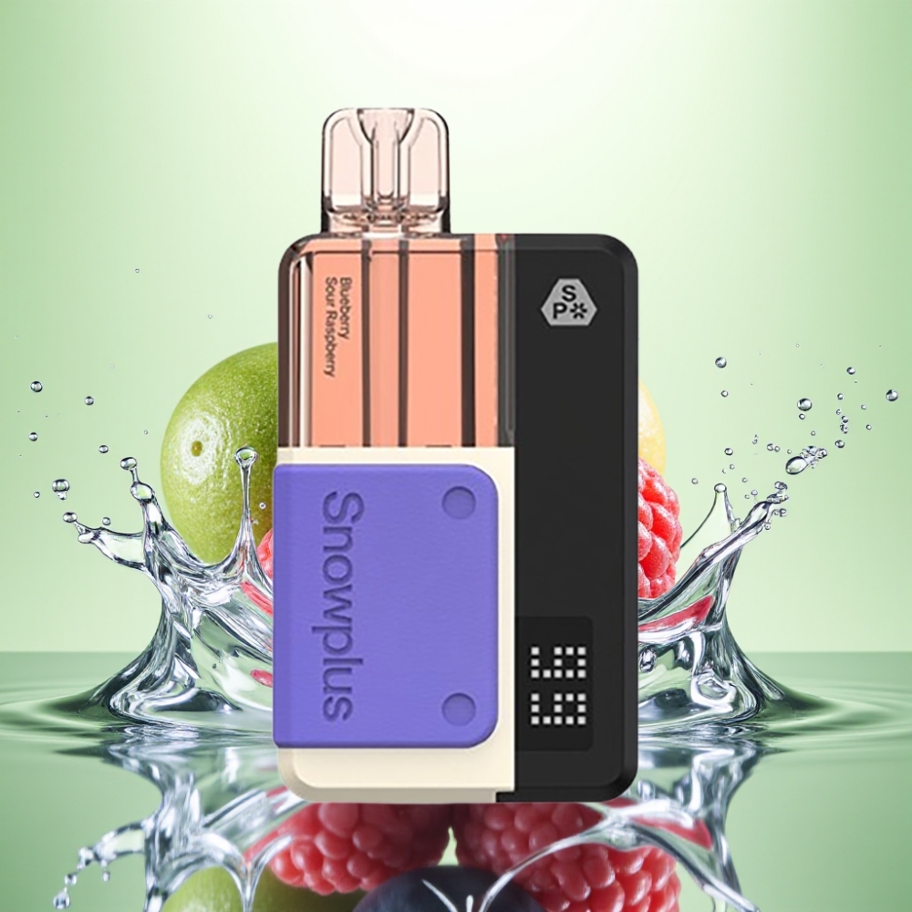 Snowplus Swift 5000 Puff Çift Mesh Atomizerli 1000 mAh Bataryalı Yaban Mersini Ekşi Ahududu Ön Dolu Pod Kit